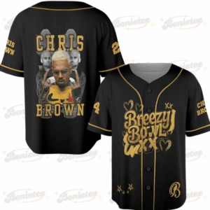 Chris Brown Breezy Bowl XX Tour 2025 Jersey, Breezy Bowl Jersey, Chris Brown Jersey