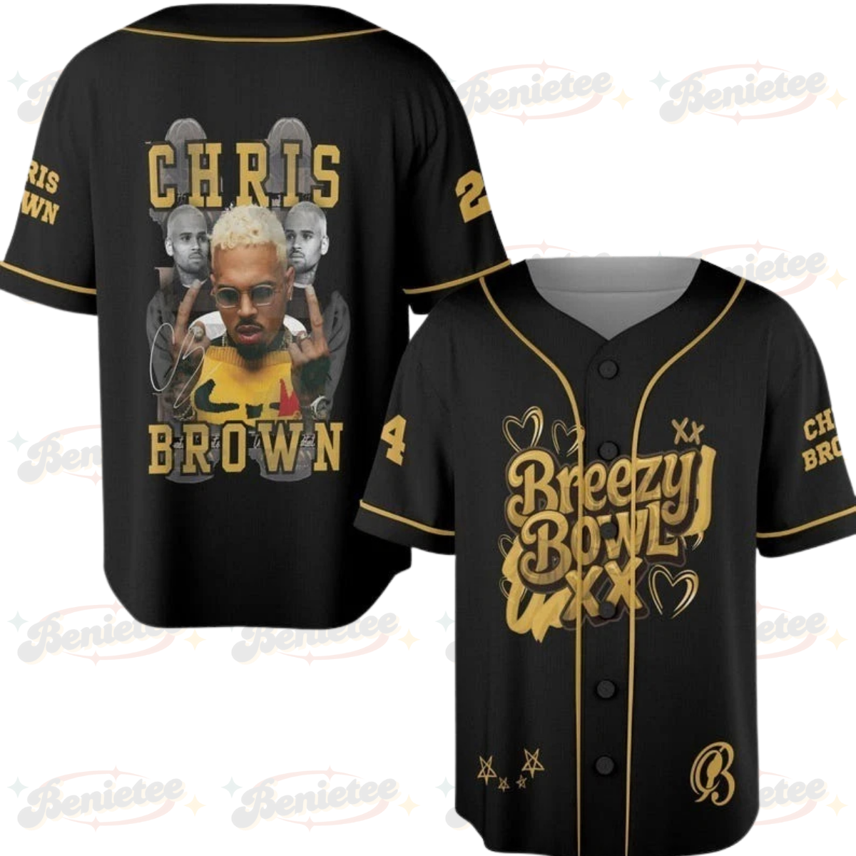 Chris Brown Breezy Bowl XX Tour 2025 Jersey, Breezy Bowl Jersey, Chris Brown Jersey