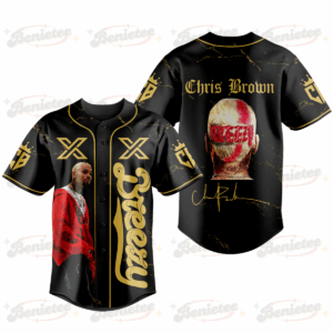 Personalized Chris Brown Music Tour 2025 Baseball Jersey, Chris Brown Breezy Bowl Baseball Jersey Men's