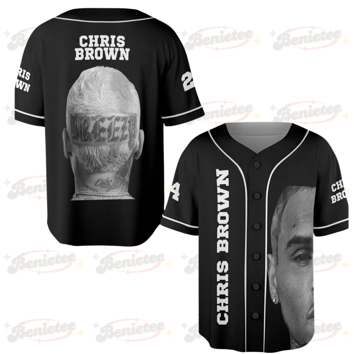 Custom Name Chris Brown Breezy Bowl XX Tour 2025 Jersey, Chris Brown Breezy Bowl Jersey