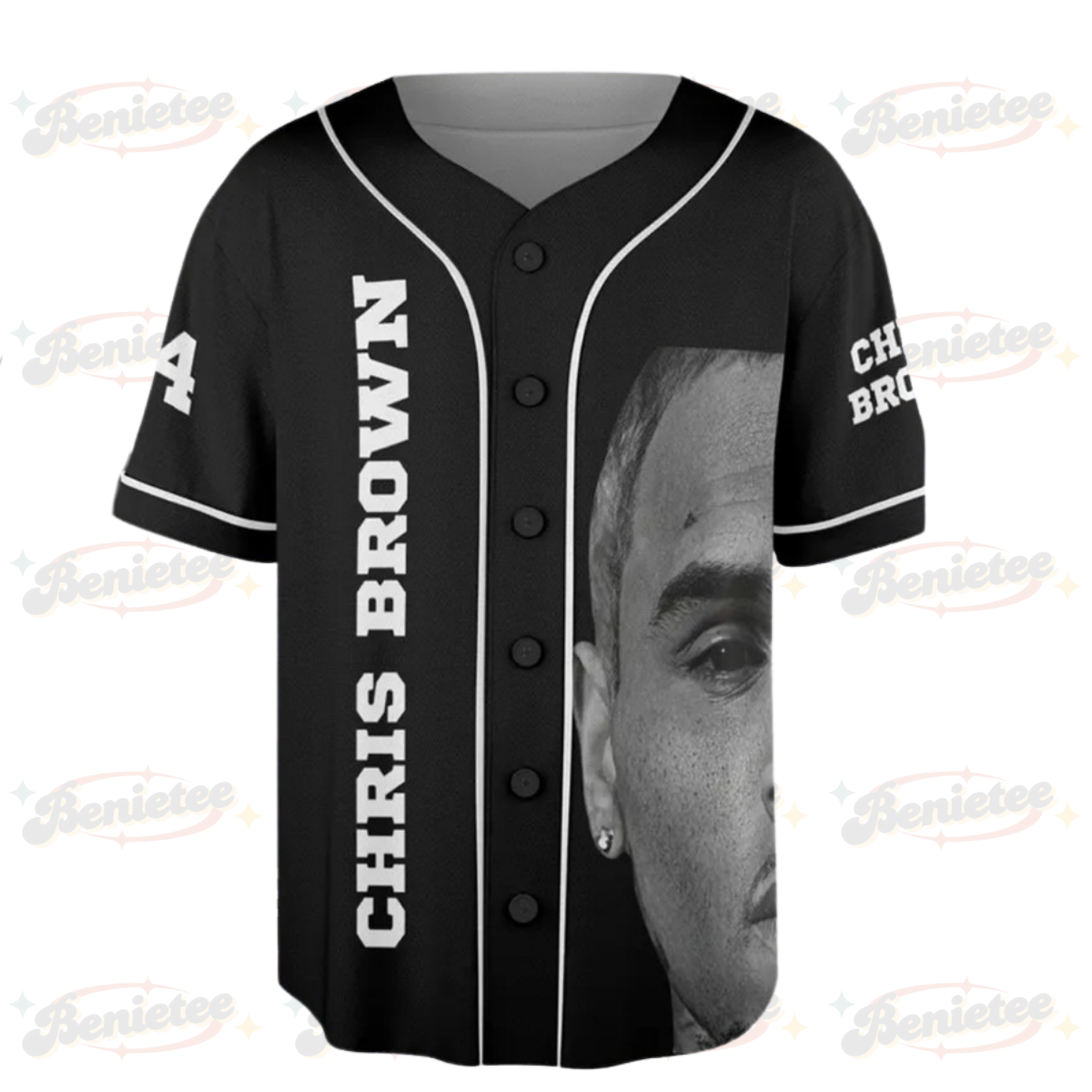 Custom Name Chris Brown Breezy Bowl XX Tour 2025 Jersey, Chris Brown Breezy Bowl Jersey - Image 3