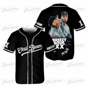 Custom Name Chris Brown Breezy Bowl XX Tour 2025 Jersey, Chris Brown Fan Jersey