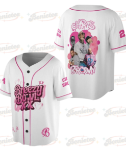Chris Brown Breezy Bowl XX Tour 2025 Jersey, 2025 Tour Breezy Bowl Jersey Gift For Fans