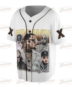 Alternative view of Personalized Breezy Bowl XX 2025 Shirt, Chris Brown Tour Jersey, Chris Brown Breezy Bowl Baseball Jersey