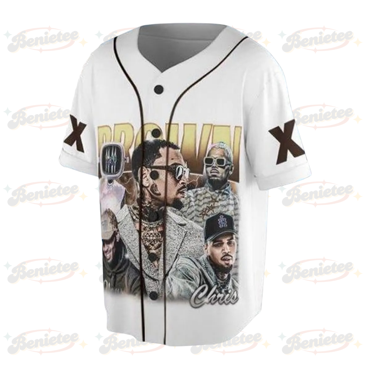 Personalized Breezy Bowl XX 2025 Shirt, Chris Brown Tour Jersey, Chris Brown Breezy Bowl Baseball Jersey - Image 2