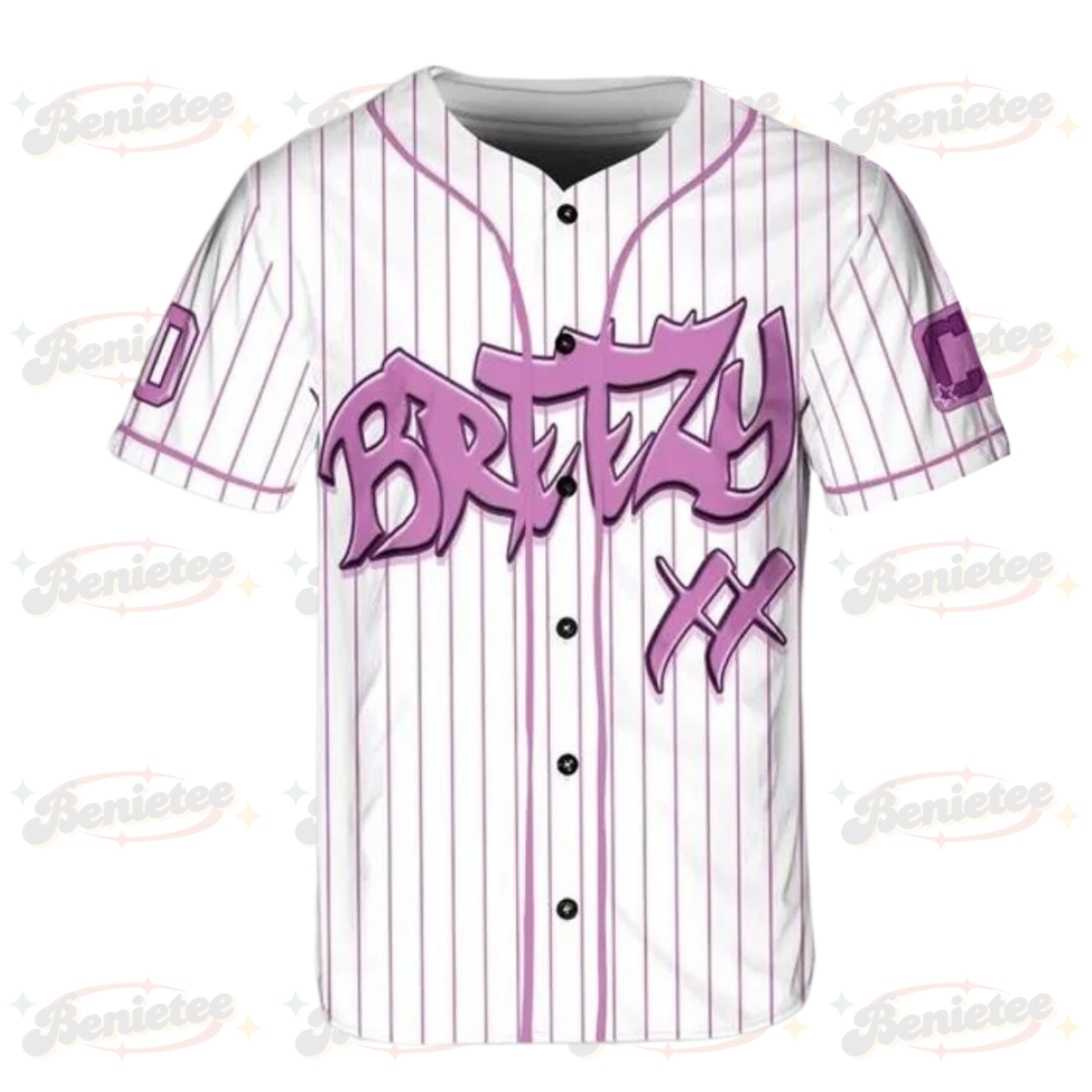Personalized Chris Brown Breezy Jersey, Breezy Bowl XX 2025 Baseball Jersey, Breezy Bowl XX Tour Jersey - Image 2
