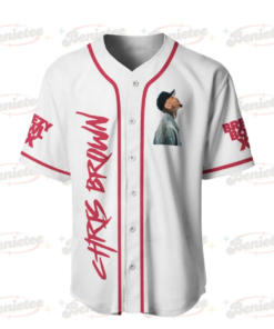 Alternative view of Chris Brown Concert Baseball Jersey, Personalized Breezy Bowl Tour Jersey, Breezy Bowl XX 2025 Shirt