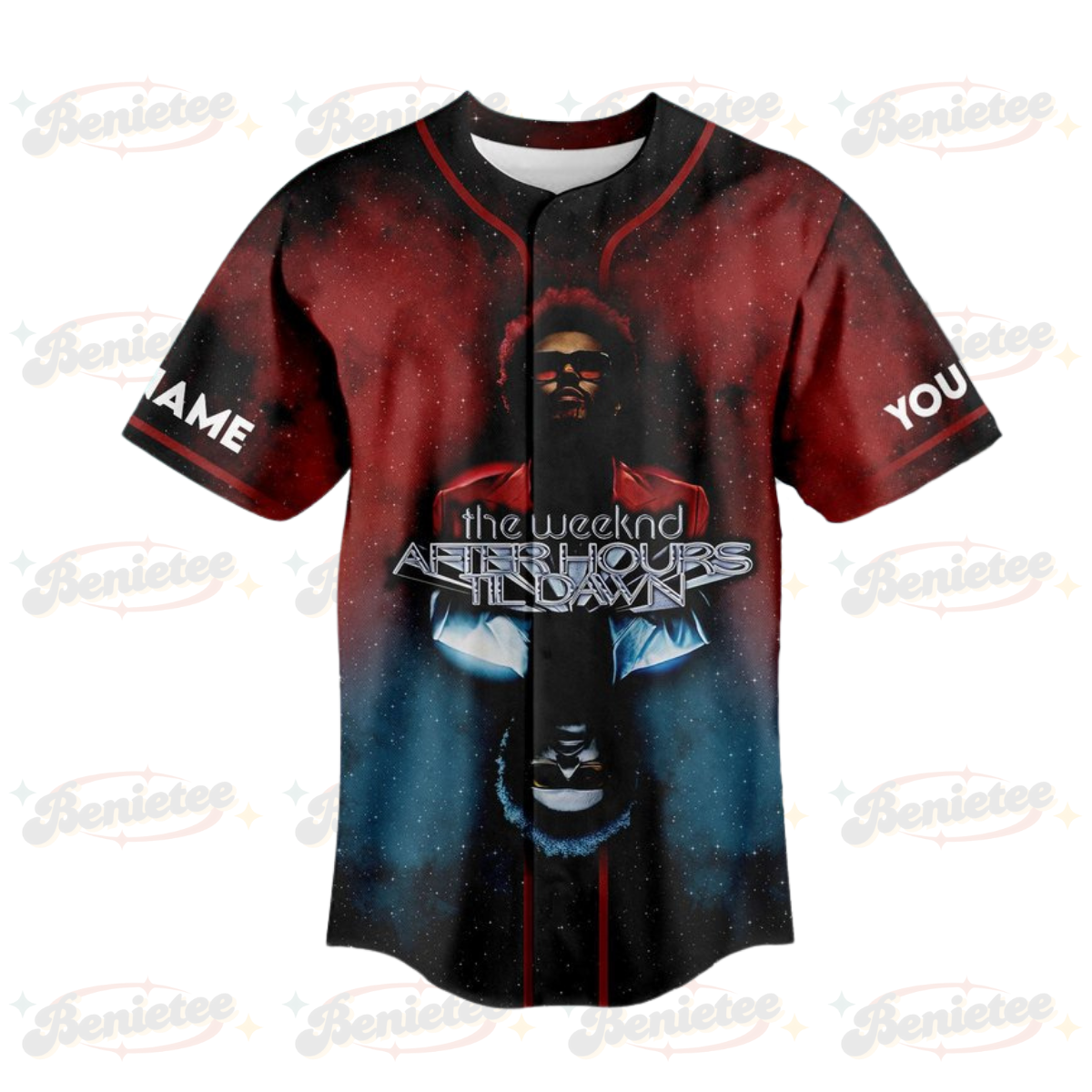The Weeknd Music Tour 2025 Baseball Jersey For Fans - Image 3
