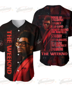 The Weeknd Music Tour 2025 Baseball Jersey For Fans, Weeknds Baseball Jersey Men