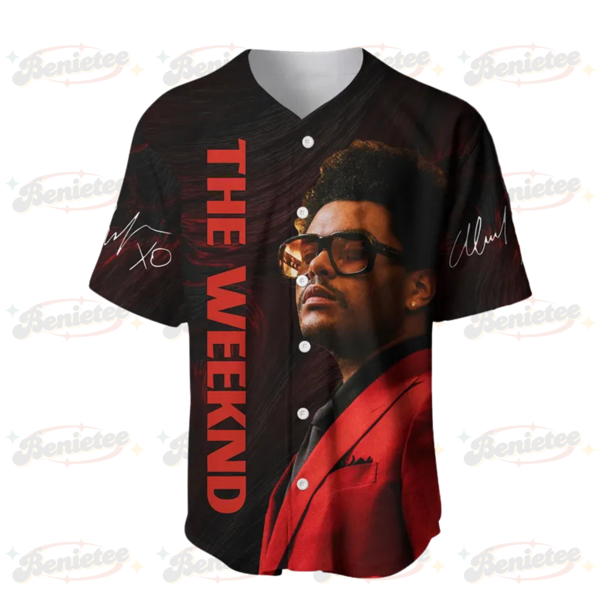 The Weeknd Music Tour 2025 Baseball Jersey For Fans, Weeknds Baseball Jersey Men - Image 2