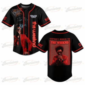 Custom The Weeknd Music Tour 2025 Baseball Jersey For Fans, Weeknds Baseball Jersey