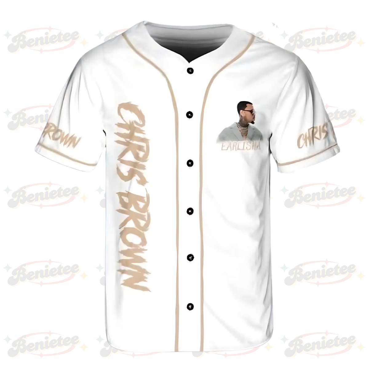 Personalized Breezy Bowl Merch Tour 2025 Baseball Jersey, Chris Brown Breezy Bowl Baseball Jersey, Breezy Bowl Tour XX Jersey - Image 2