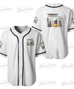 The Weeknd Thursday XO Music Show White Baseball Jerseys, The Weeknd Music Tour 2025 Baseball Jersey