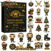Boston Bruins 100th Anniversary Advent Calendar, Christmas Countdown Advent Calendar Gift Box with 24 Acrylic Ornaments