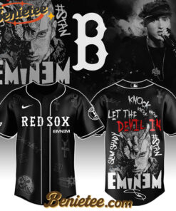 Boston Red Sox x Eminem STANS' TO LAUNCH IN THEATRES WORLDWIDE 2025 Baseball Jersey Editions Limited Selling Out Fast, Custom Baseball Jersey For Fans Eminem