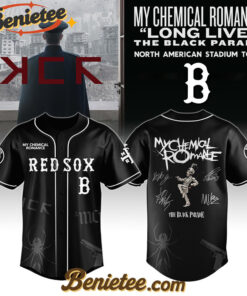 Boston Red Sox x My Chemical Romance 'Long Live The Black Parade' North American Stadium Tour Baseball Jersey,