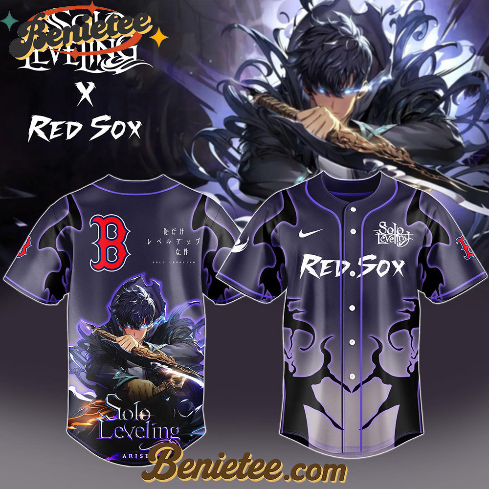 Boston Red Sox x Solo Leveling Exclusive Baseball Jersey