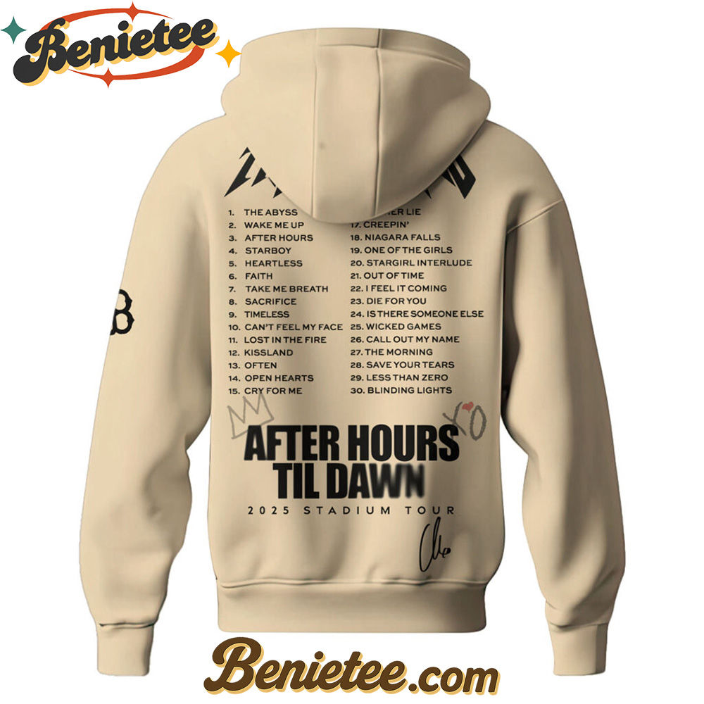 Boston Red Sox x The Weeknd After Hours Til Dawn Hoodie Limited Edition, Custom The Weeknd For Fans, After Hours Till Dawn Tour Gift For Fan - Image 3