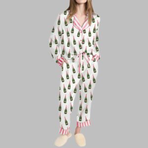 Bubbly Champagne Pajama Set For Women