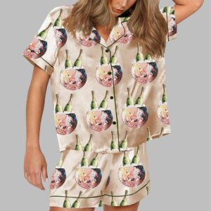 Champagne Disco Ball Pajama Set