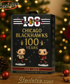 Chicago Blackhawks Advent Calendar, Christmas Countdown Advent Calendar Gift Box with 24 Acrylic Ornaments