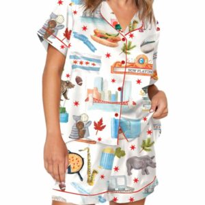 Chicago City Pajama Set For Women