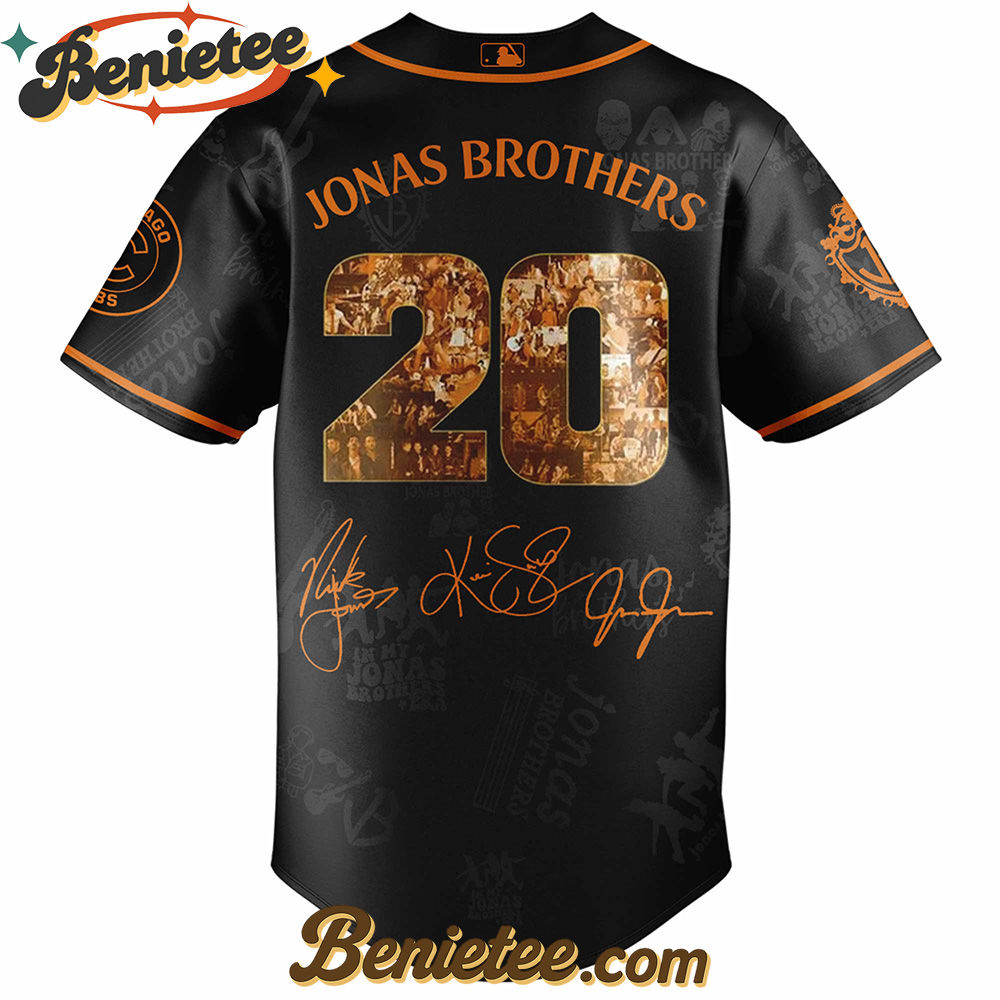 Chicago Cubs All Team MLB x Jonas Brothers Tour 2025 Baseball Jersey Editions Limited, - Image 3
