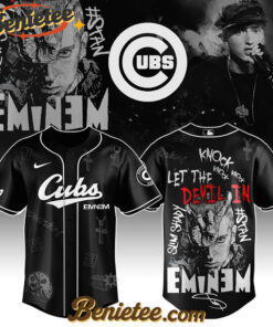 Chicago Cubs x Eminem STANS' TO LAUNCH IN THEATRES WORLDWIDE 2025 Baseball Jersey Editions Limited Selling Out Fast, Custom Baseball Jersey For Fans Eminem