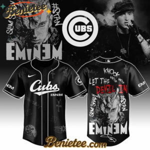 Chicago Cubs x Eminem STANS' TO LAUNCH IN THEATRES WORLDWIDE 2025 Baseball Jersey Editions Limited Selling Out Fast, Custom Baseball Jersey For Fans Eminem