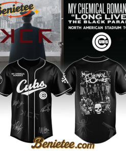 Chicago Cubs x My Chemical Romance 'Long Live The Black Parade' North American Stadium Tour Baseball Jersey,