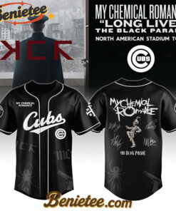 Chicago Cubs x My Chemical Romance 'Long Live The Black Parade' North American Stadium Tour Baseball Jersey,