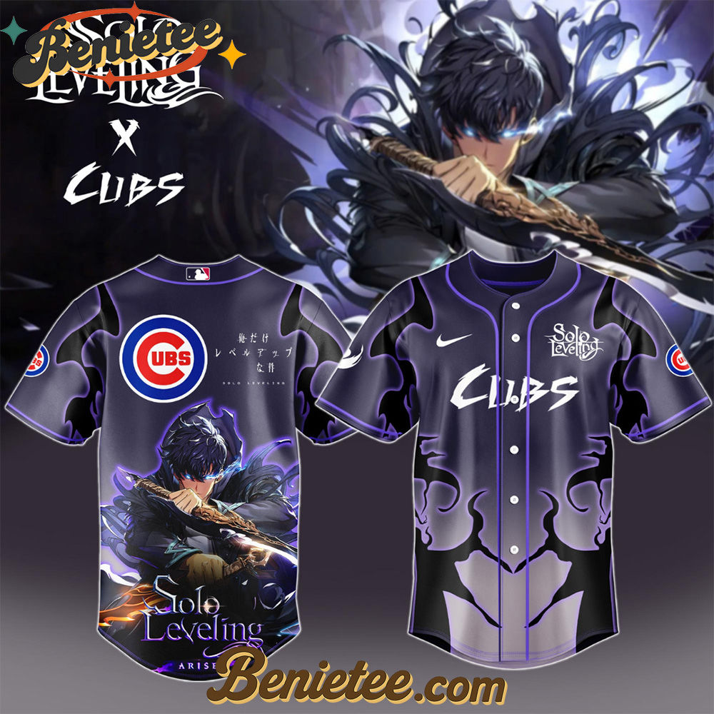 Chicago Cubs x Solo Leveling Exclusive Baseball Jersey