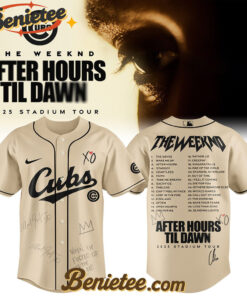 Chicago Cubs x The Weeknd After Hours Til Dawn Baseball Jersey Limited Edition, Custom The Weeknd For Fans, After Hours Till Dawn Tour Gift For Fan