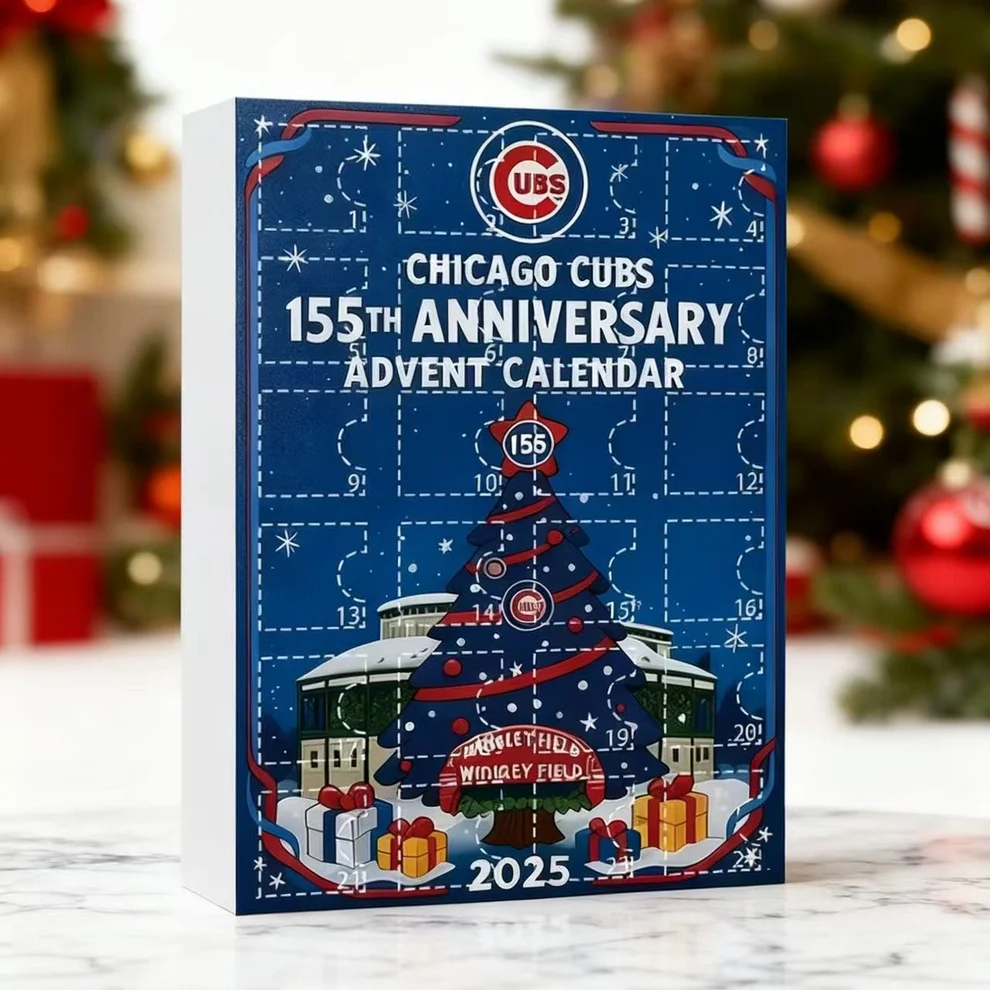 Chicago Cubs Gift Box Advent Calendar | 2D Acrylic Mini Figures