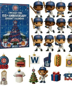 Chicago Cubs Gift Box Advent Calendar | 2D Acrylic Mini Figures