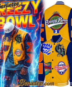 Alternative view of Chris Brown Breezy Bowl XX Baseball Jacket 3, Custon Chris Brown For Fans, Breezy Bowl Gift For Fan