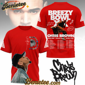 Chris Brown Breezy Bowl XX Tour Crew Neck T-shirt