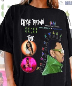 Alternative view of Chris Brown 11:11 Tour 2024 Graphic Shirt, Chris Brown Tour Sweatshirt Hoodie