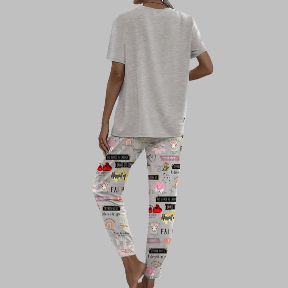 Christian Casual Pajama Set For Women - Image 3