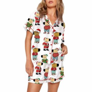 Christmas Chill Guy Meme Pajama Set