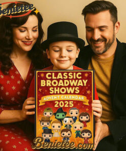 Alternative view of Classic Broadway Shows Advent Calendar 2025, Christmas Countdown Advent Calendar Gift Box with 24 Acrylic Ornaments
