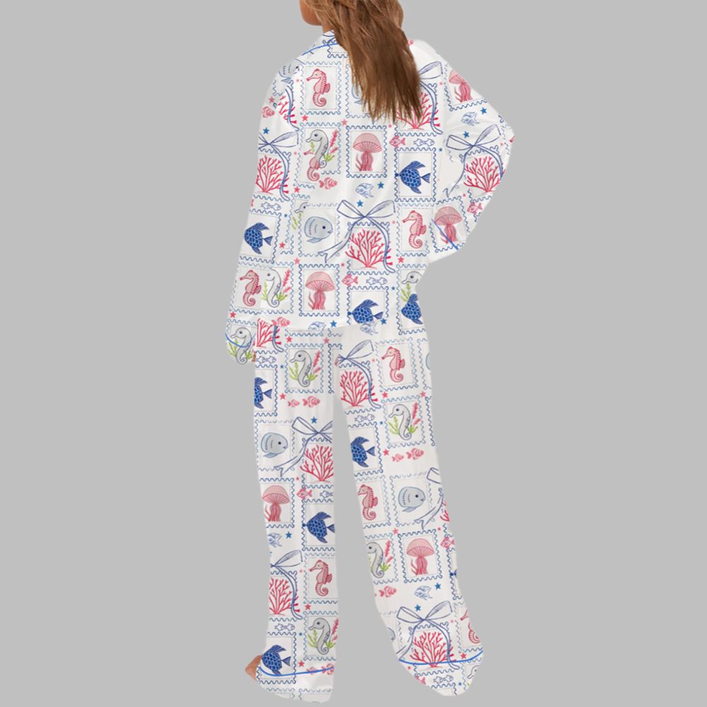 Coastal Aesthetic Pajama Set - Image 3