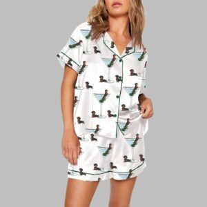 Cocktail Weenies Funny Dachshund Pajama Set