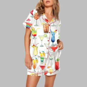 Cocktails Drinking Pajama Set