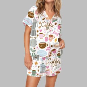 Coffee Pajama Set For Women