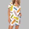 Colorful Butter Pajama Set For Women