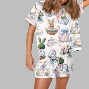 Coquette Chinoiserie Easter Pajama Set