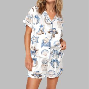 Coquette Coastal Cowgirl Pajama Set For Women