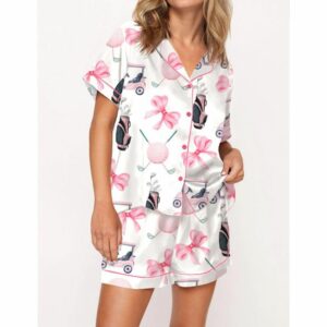 Coquette Golf Pajama Set For Women