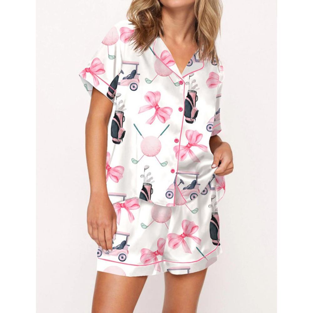Coquette Golf Pajama Set For Women